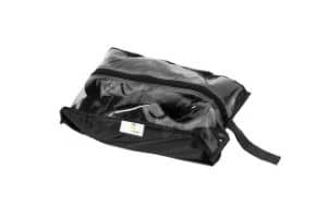 HomeStrap Traveling Parachute Shoe Bag (Black)