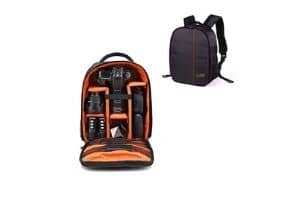 Smiledrive Waterproof DSLR Backpack Camera Bag, lens accessories Carry Case