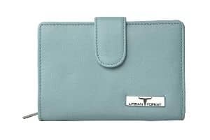 Urban Forest Arya Pastel Blue Leather Wallet for Women